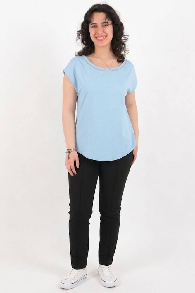 Kadın Bluz 19081948 Mavi 