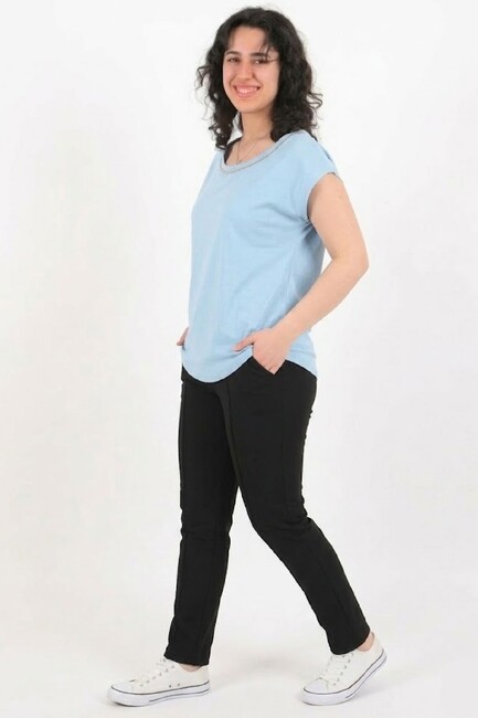 Kadın Bluz 19081948 Mavi - Thumbnail