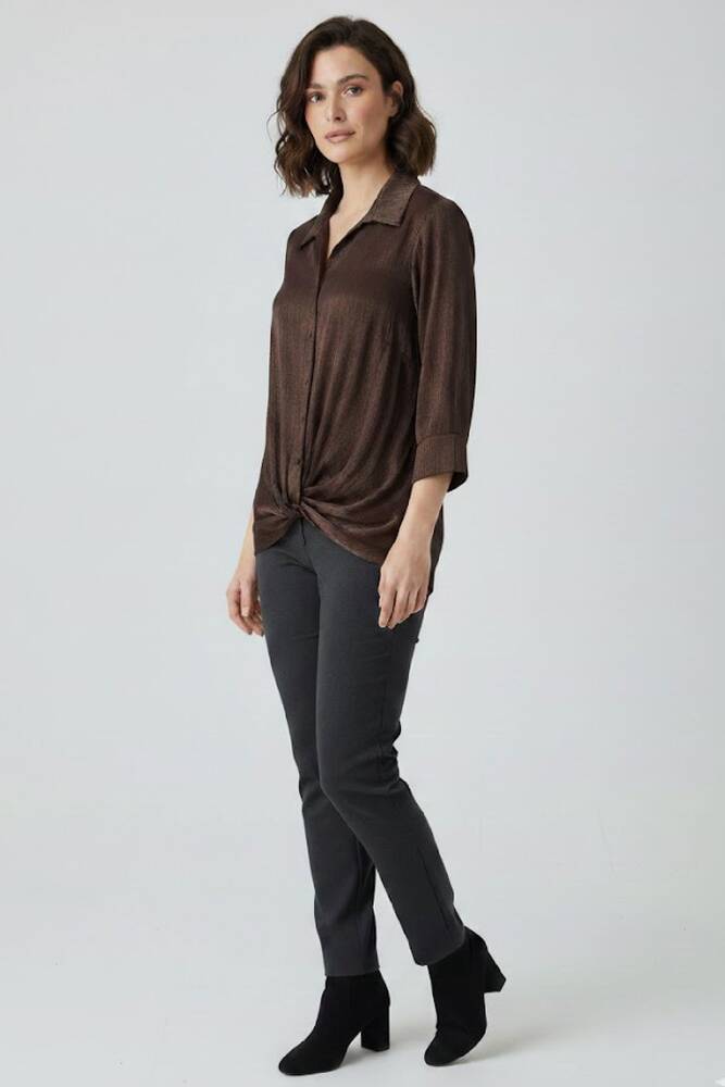 Kadın Bluz 19082054 Kahve 