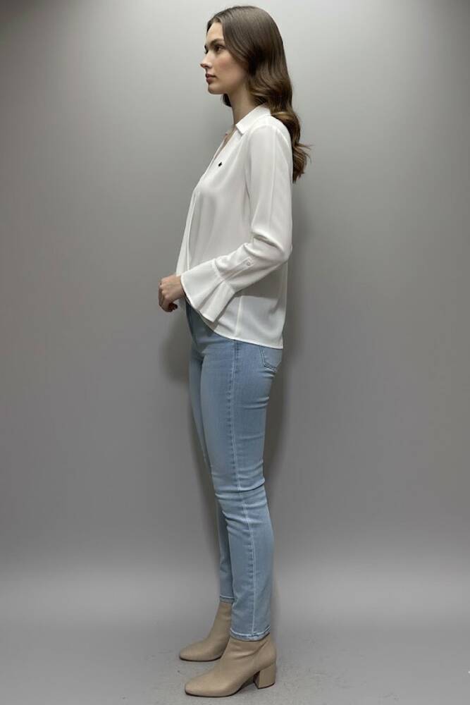 Kadın Bluz 19082231 Ekru 