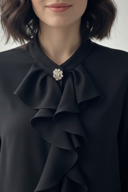 Kadın Bluz 19082264 Siyah (2)