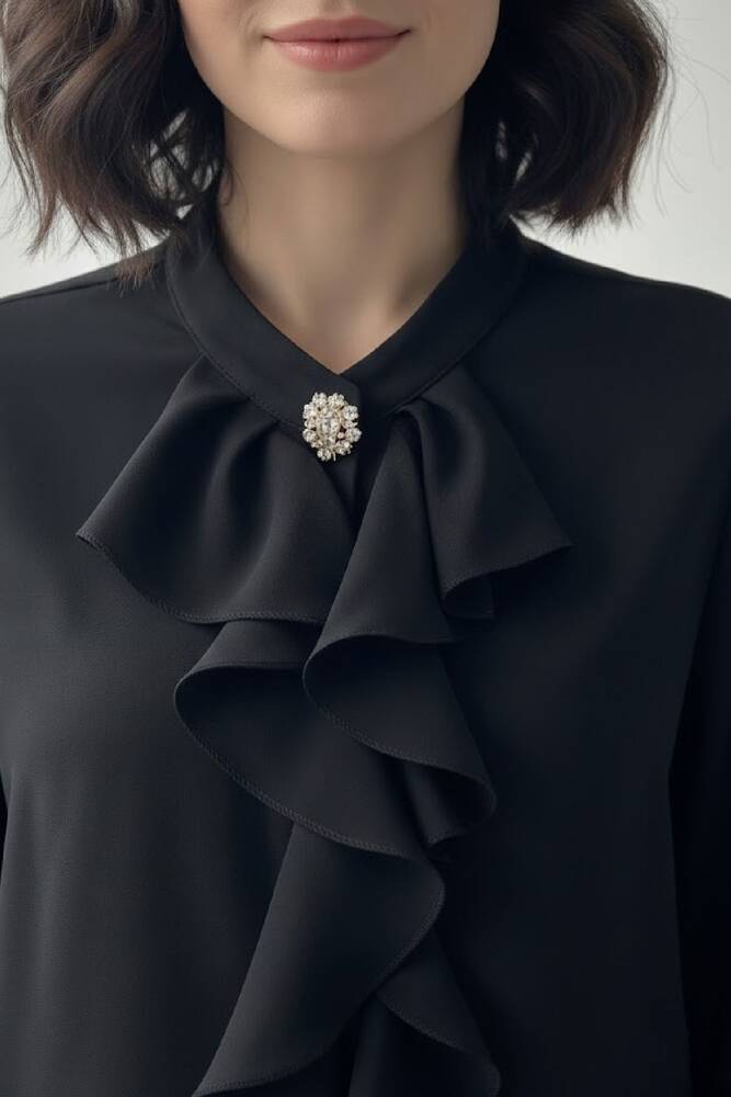 Kadın Bluz 19082264 Siyah 