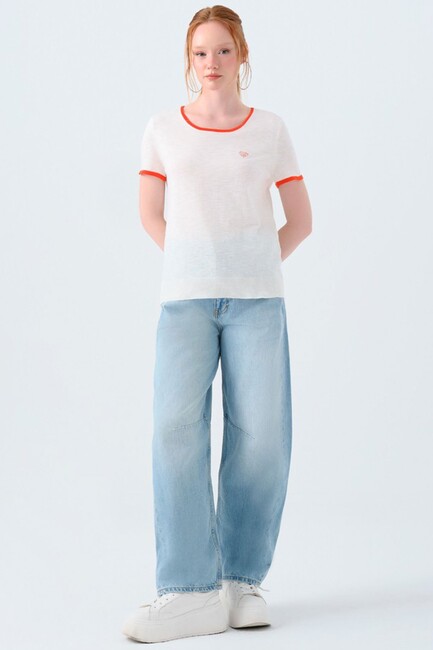 Kadın Bluz LF2040153 Ekru (2)