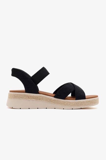 Kadın Bobs Sun Ray Sandalet 114417 BLK Siyah  (1)
