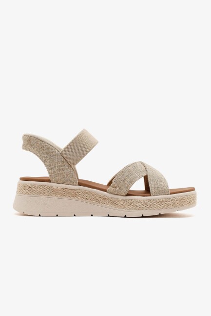Kadın Bobs Sun Ray Sandalet 114417 NAT Bej  (1)