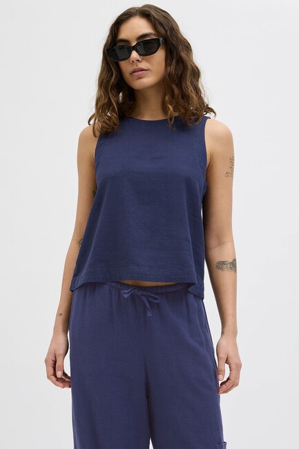 Kadın Breeze Summer Bluz 12271460 Lacivert (1)