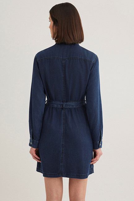 Kadın Bridget Denim Elbise 1310541-87815 Mavi - Thumbnail