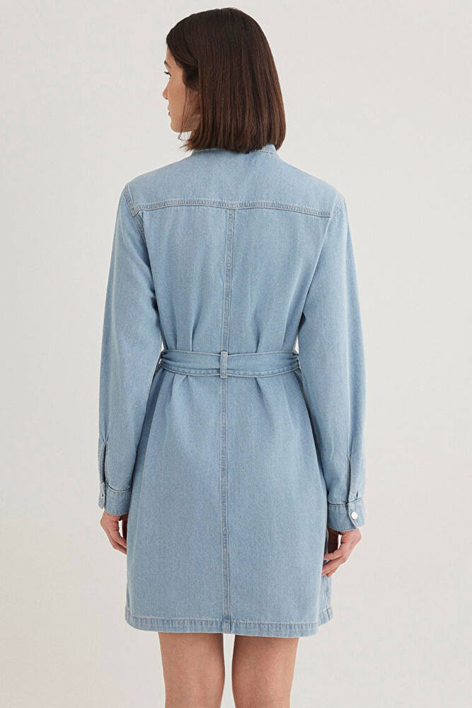 Kadın Bridget Gold Jean Elbise 1310541-87816 Mavi 