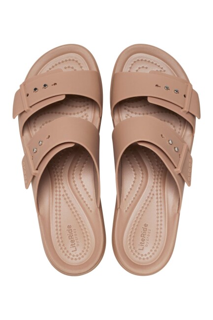 Kadın Brooklyn Buckle Lowwdg Terlik 207431_2Q9 Kahve  (2)