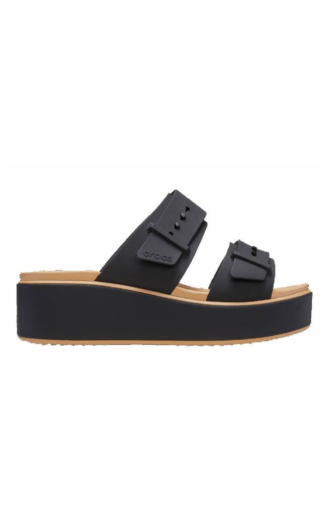 Kadın Brooklyn Buckle Matte Wrap Lw Terlik 212408_0RI Siyah 