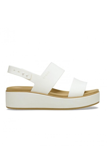 Kadın Brooklyn Matte Wrap Low Wedge Terlik 211802_00O Beyaz (1)