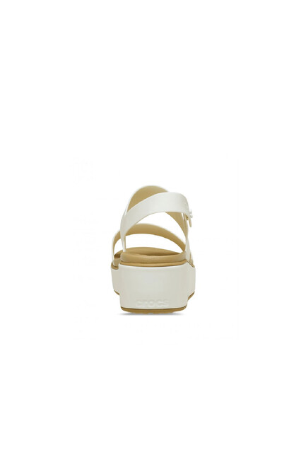Kadın Brooklyn Matte Wrap Low Wedge Terlik 211802_00O Beyaz - Thumbnail