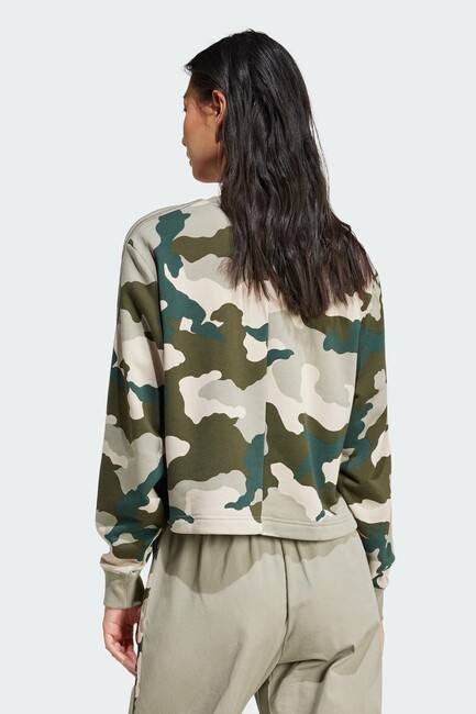 Kadın Camo AOP Sweat IY1683 Bej (2)