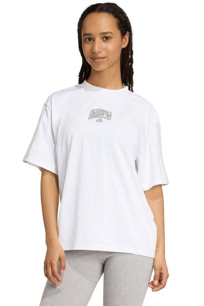 Kadın Camo Tişört JV8537 Beyaz 