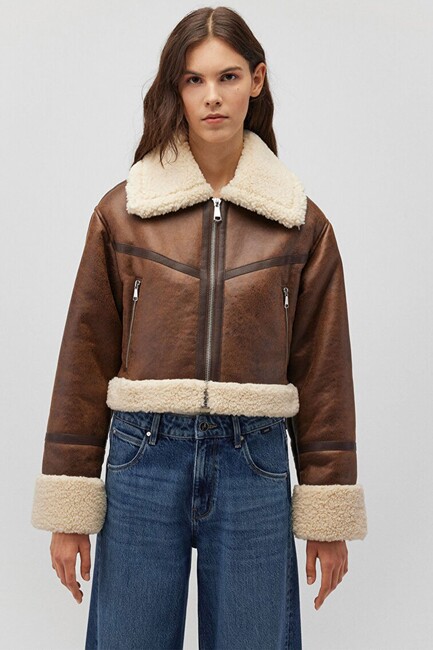 Kadın Ceket 1110462-87011 Kahve (3)