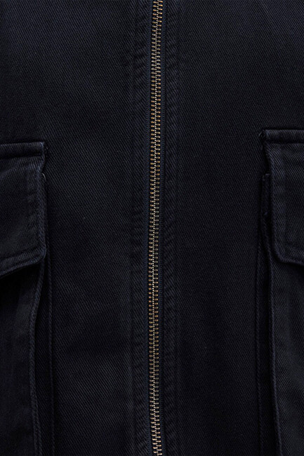 Kadın Kapüşonlu Ceket 1110605-70087 Gri - Thumbnail