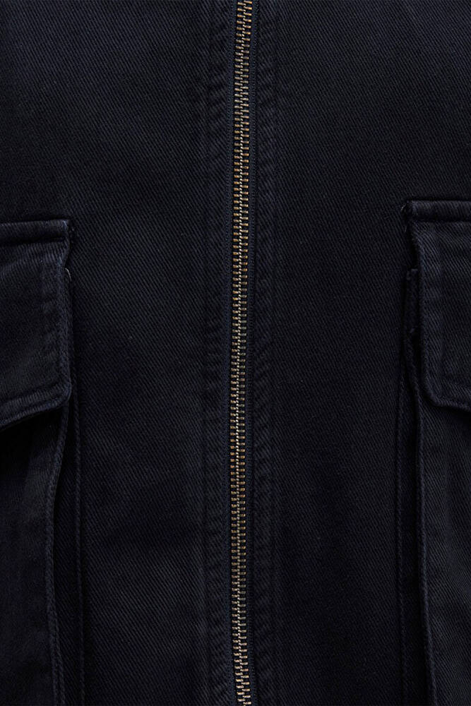 Kadın Kapüşonlu Ceket 1110605-70087 Gri 