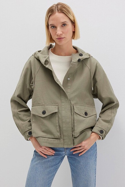 Kadın Ceket 1110625-71818 Haki (1)