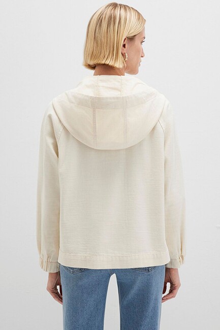 Kadın Ceket 1110625-89513 Ekru - Thumbnail