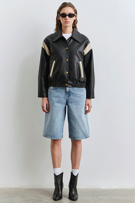 Kadın Ceket 1110727-900 Siyah (2)