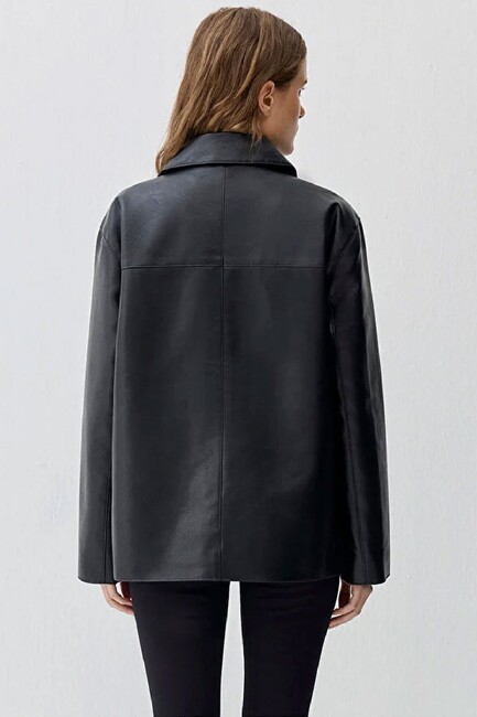 Kadın Ceket 1110734-900 Siyah - Thumbnail