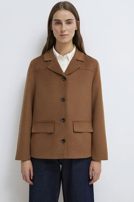 Kadın Ceket 1110817-70226 Kahve - Thumbnail