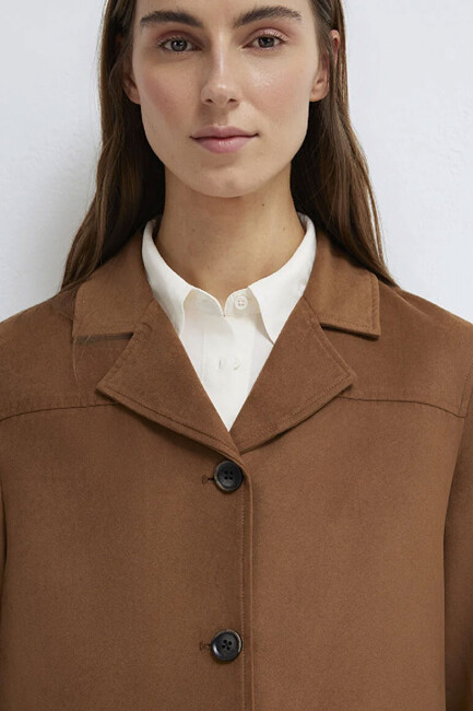 Kadın Ceket 1110817-70226 Kahve - Thumbnail