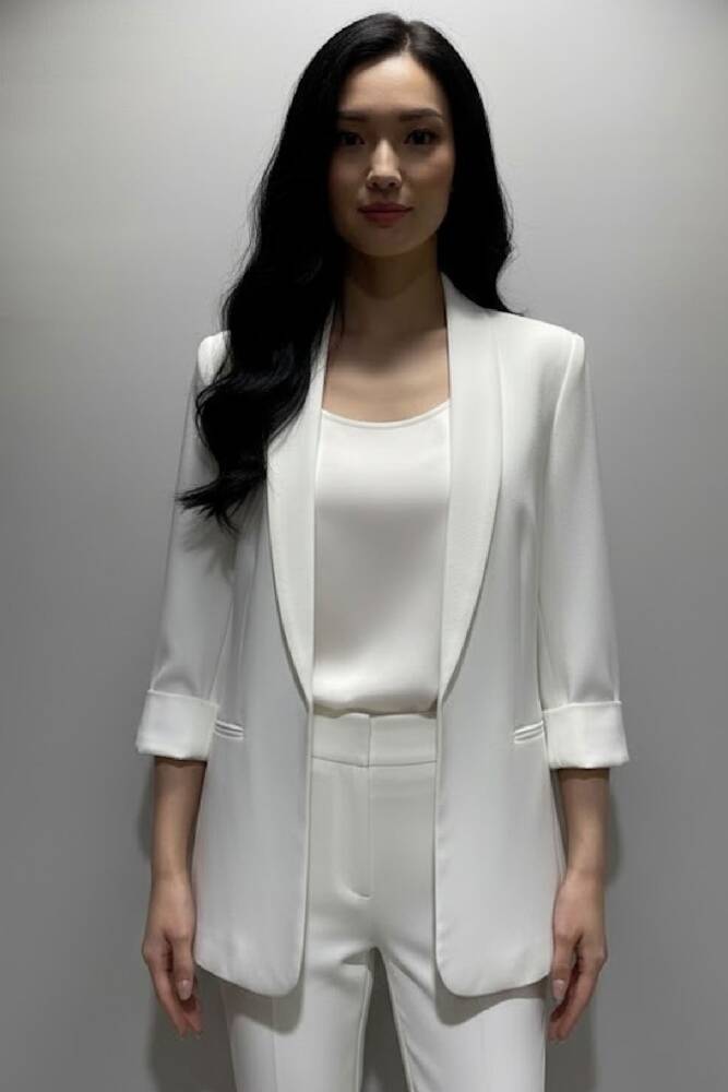 Kadın Ceket 19090179 Ekru 