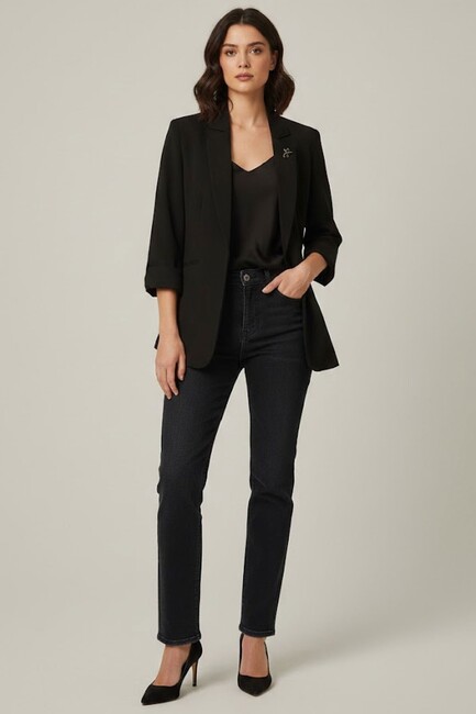 Kadın Ceket 19090179 Siyah (1)