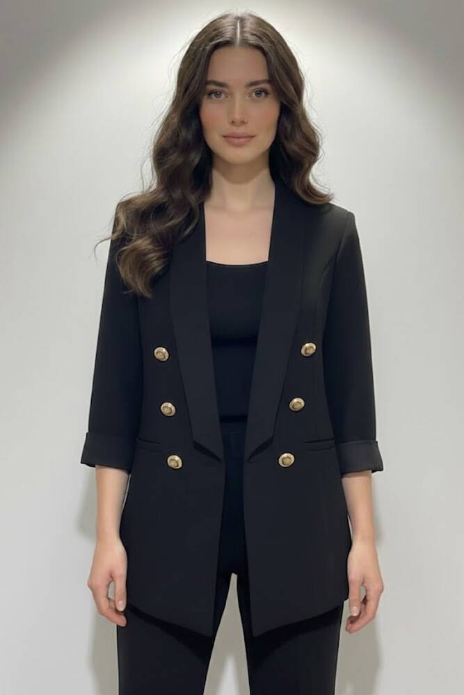 Kadın Ceket 19090599 Siyah 