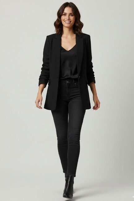 Kadın Ceket 19090808 Siyah (1)