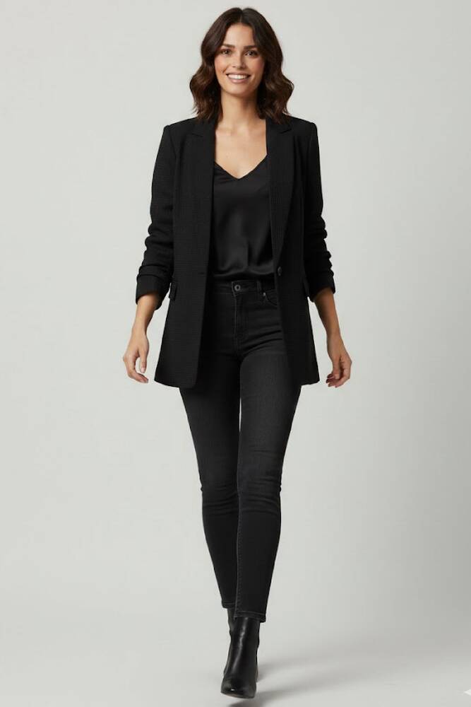 Kadın Ceket 19090808 Siyah 