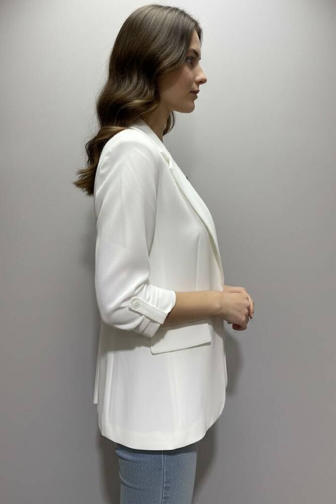 Kadın Ceket 19090845 Beyaz 
