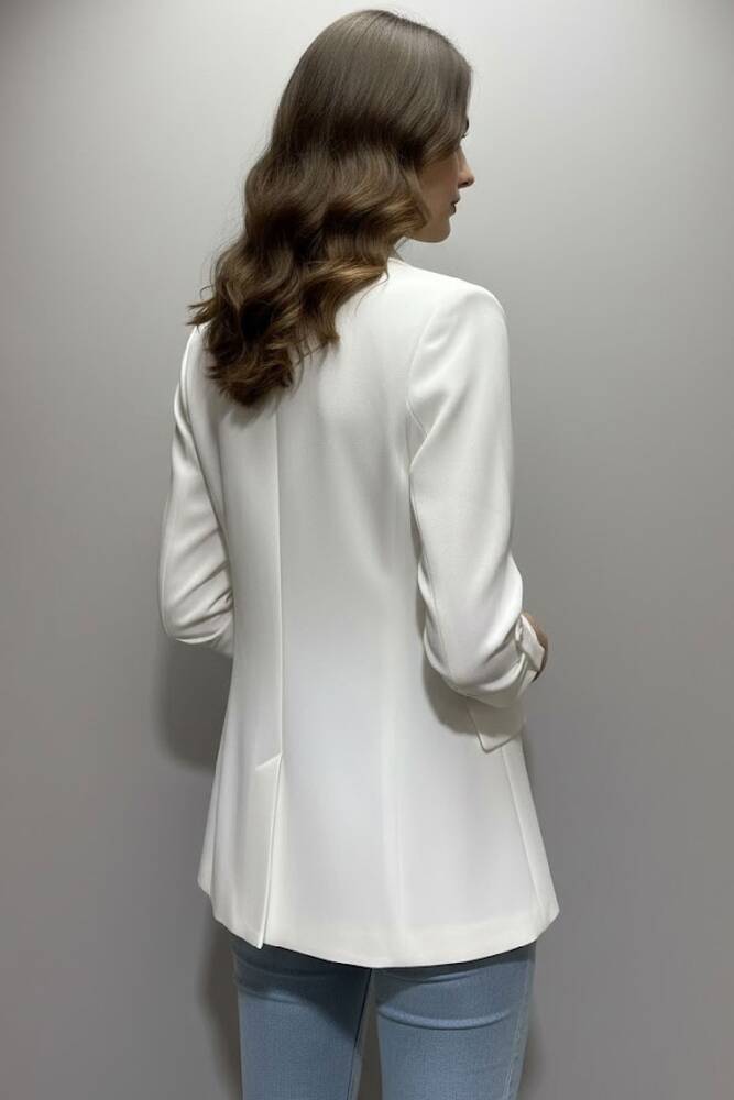 Kadın Ceket 19090845 Beyaz 