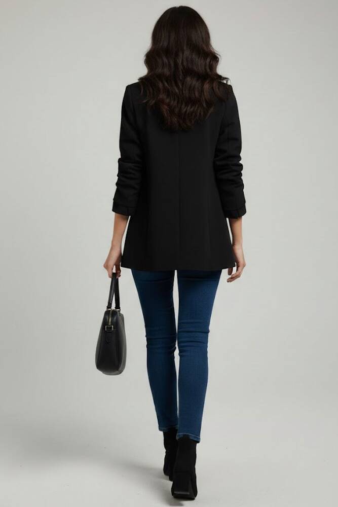 Kadın Ceket 19090845 Siyah 