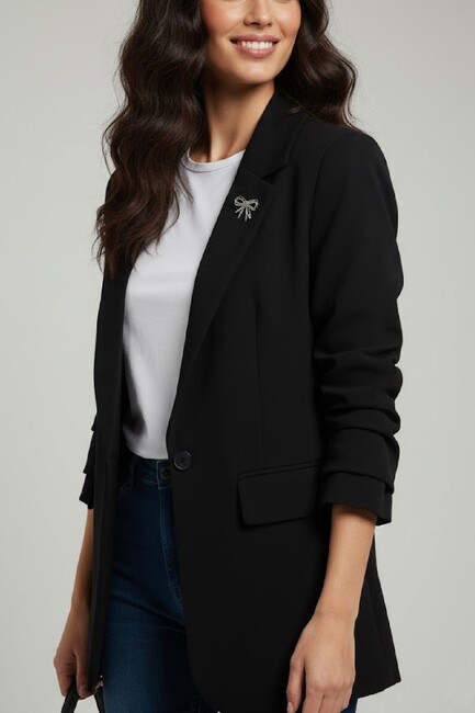 Kadın Ceket 19090845 Siyah (3)