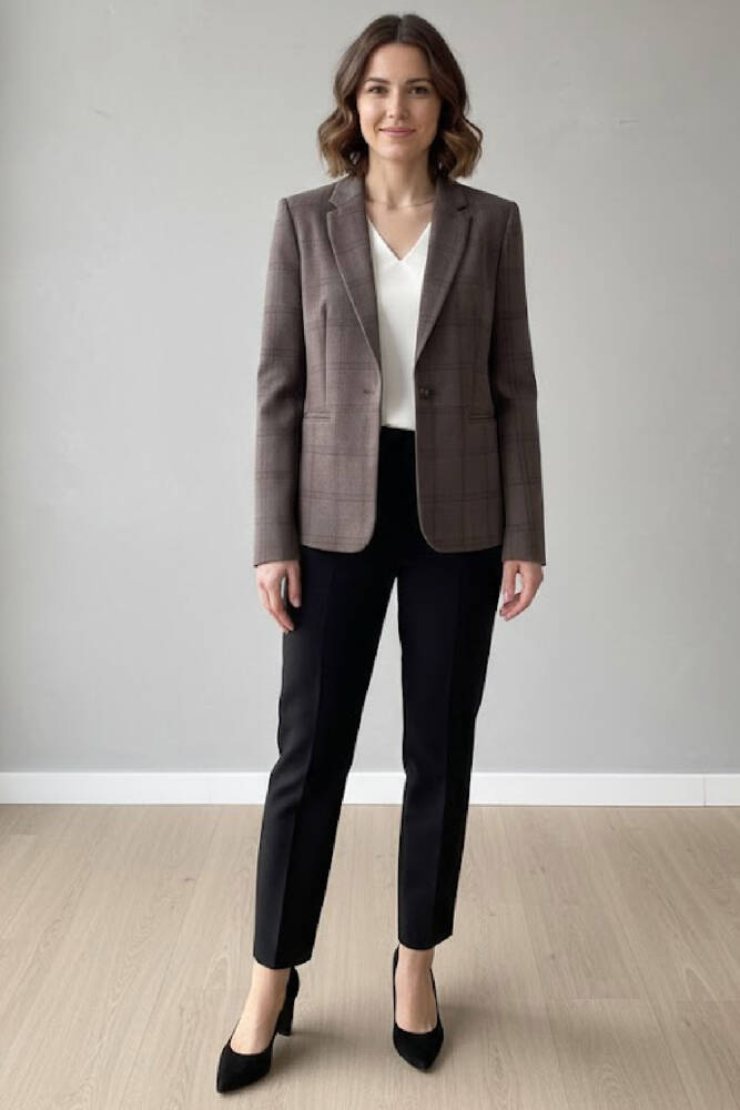 Kadın Ceket 19090869 Kahve 