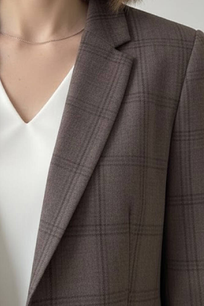 Kadın Ceket 19090869 Kahve 