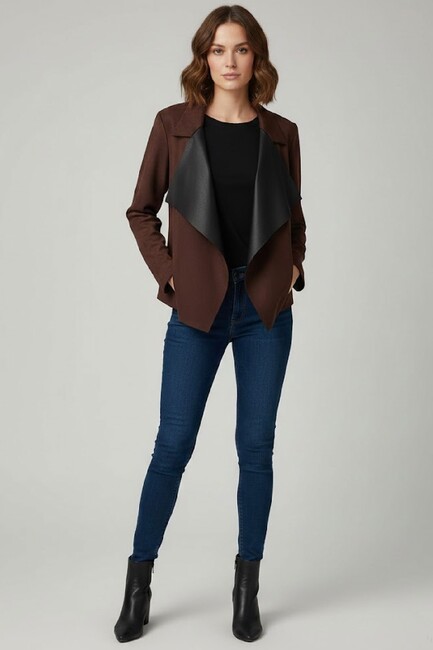 Kadın Ceket 19090884 Kahve (1)