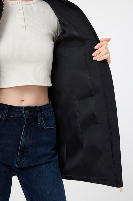 Kadın Ceket LF2041091 Siyah - Thumbnail