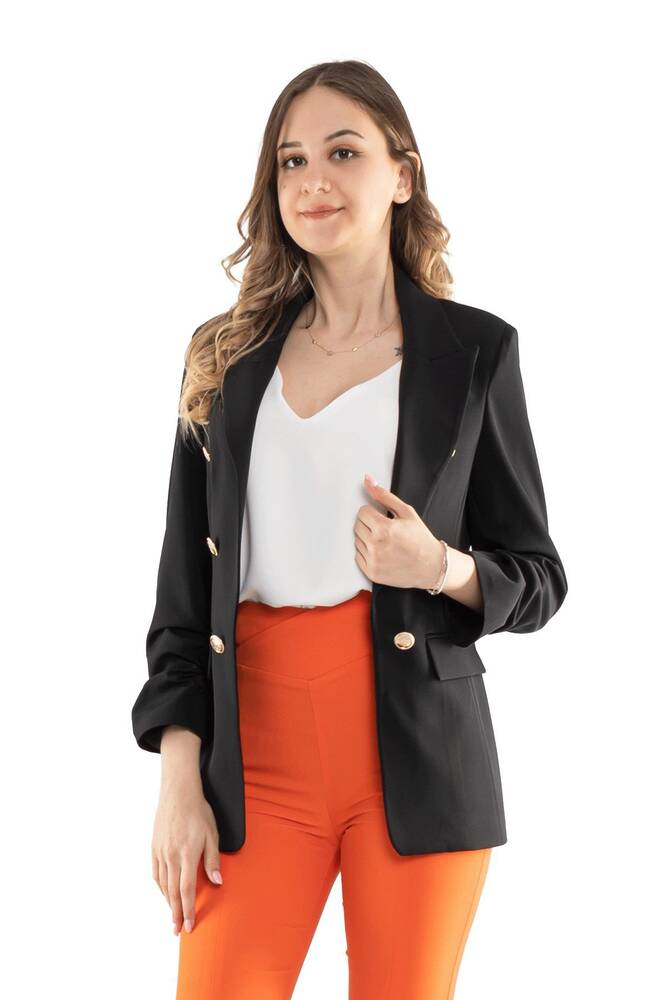 Kadın Ceket 19090554 Siyah 