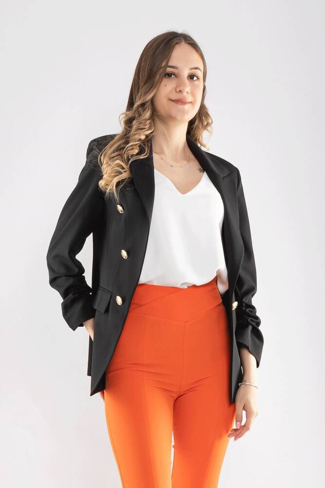 Kadın Ceket 19090554 Siyah 