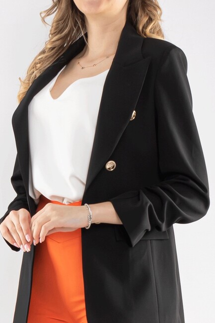 Kadın Ceket 19090554 Siyah - Thumbnail