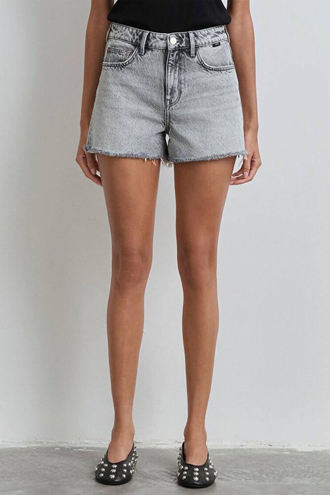 Kadın Cherry Lt 90's Jean Şort 1410022-89734 Gri 