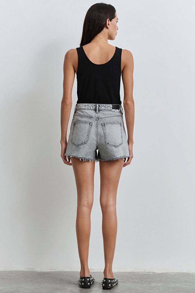 Kadın Cherry Lt 90's Jean Şort 1410022-89734 Gri 