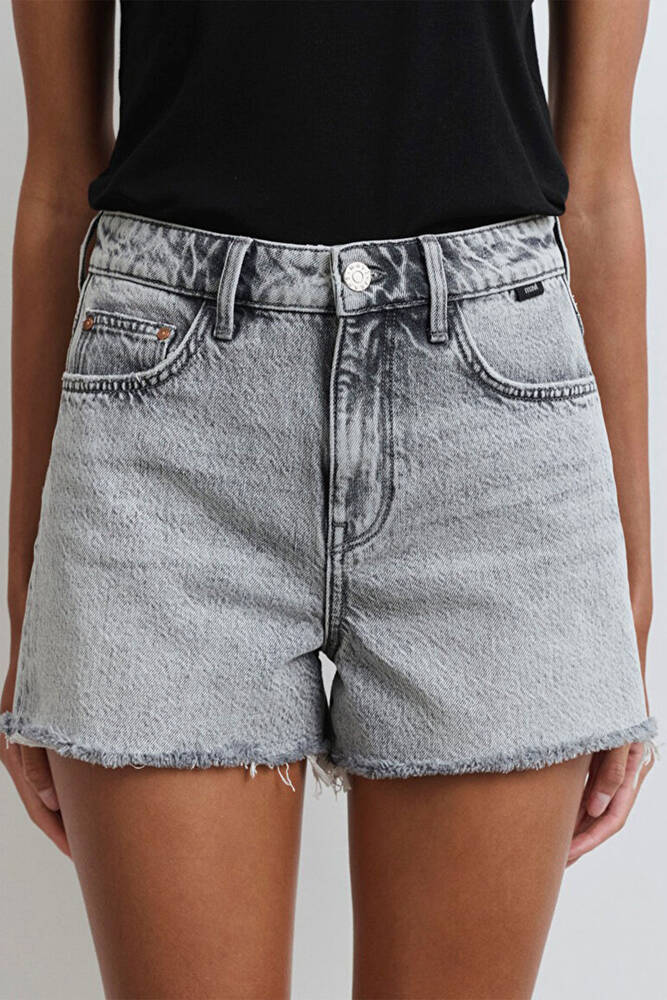Kadın Cherry Lt 90's Jean Şort 1410022-89734 Gri 