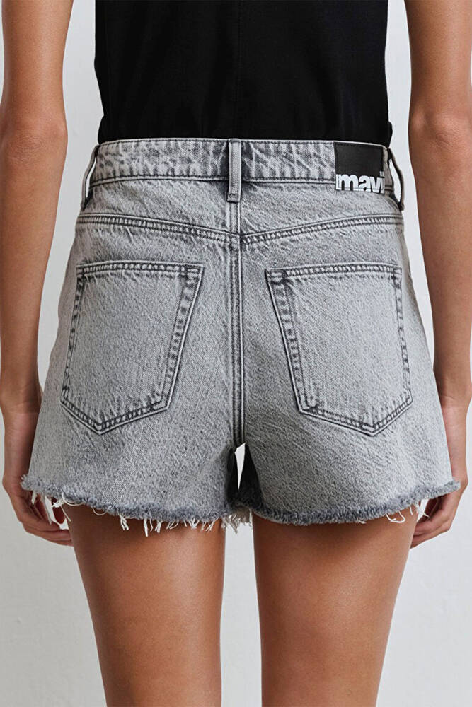 Kadın Cherry Lt 90's Jean Şort 1410022-89734 Gri 