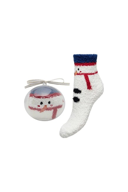 Kadın Chrıstmas Çorap 15304958 Ekru (2)