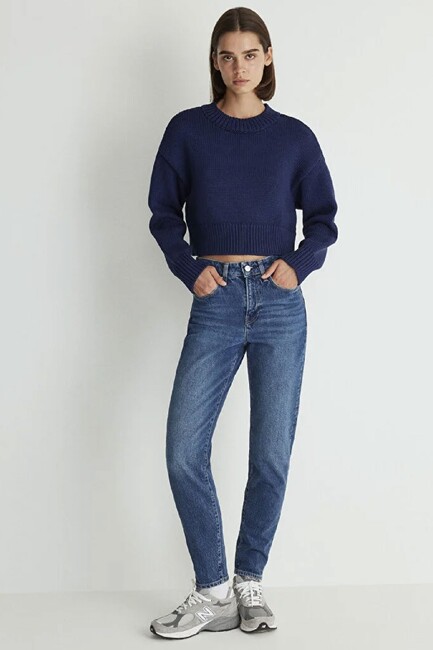 Kadın Cındy Classic Jean Pantolon 100277-87925 Mavi (1)