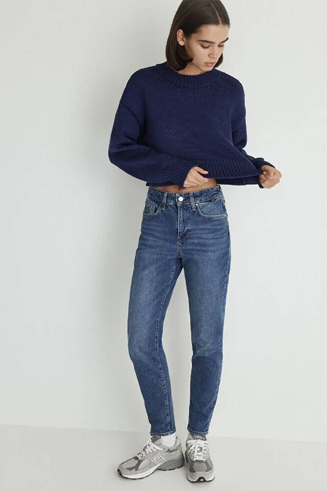 Kadın Cındy Classic Jean Pantolon 100277-87925 Mavi 